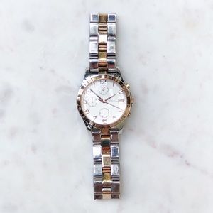 Marc Jacobs Chronograph Watch | Silver & Rose Gold